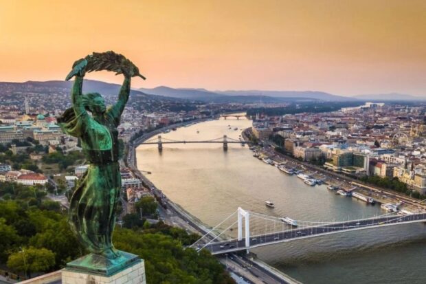 Budapest location in Europe, Hungary