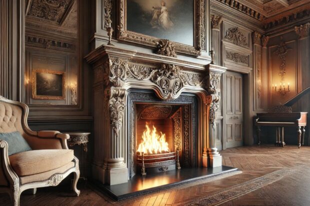 Stylish Ways to Decorate Around an Antique Fireplace
